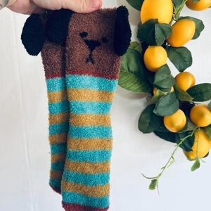 Natural Life striped dog socks
